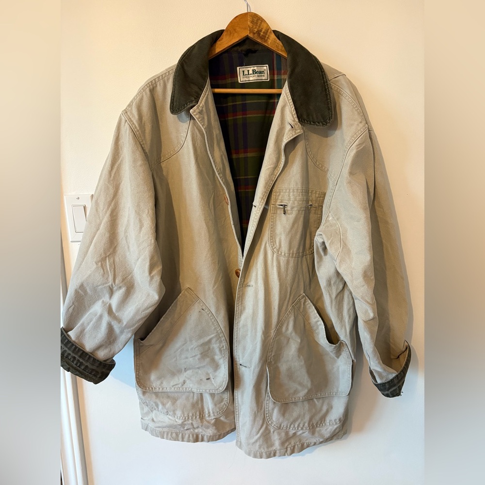 LL Bean Men’s Chore Coat – XXL Tall – Good/Fair Used Condition